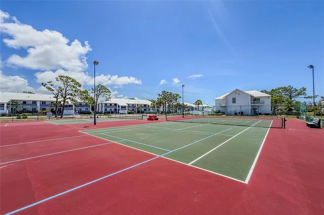 a view of a tennis court