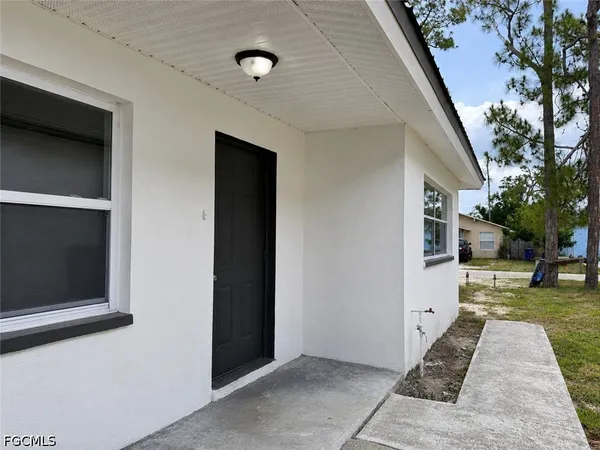 a view of a porch