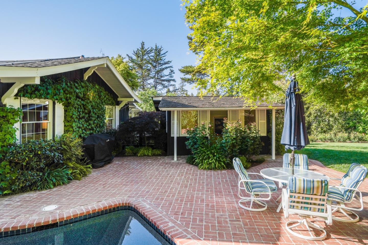 445 Walsh Road Atherton, CA 94027 - Photo 28 of 37 a view of outdoor space yard and patio