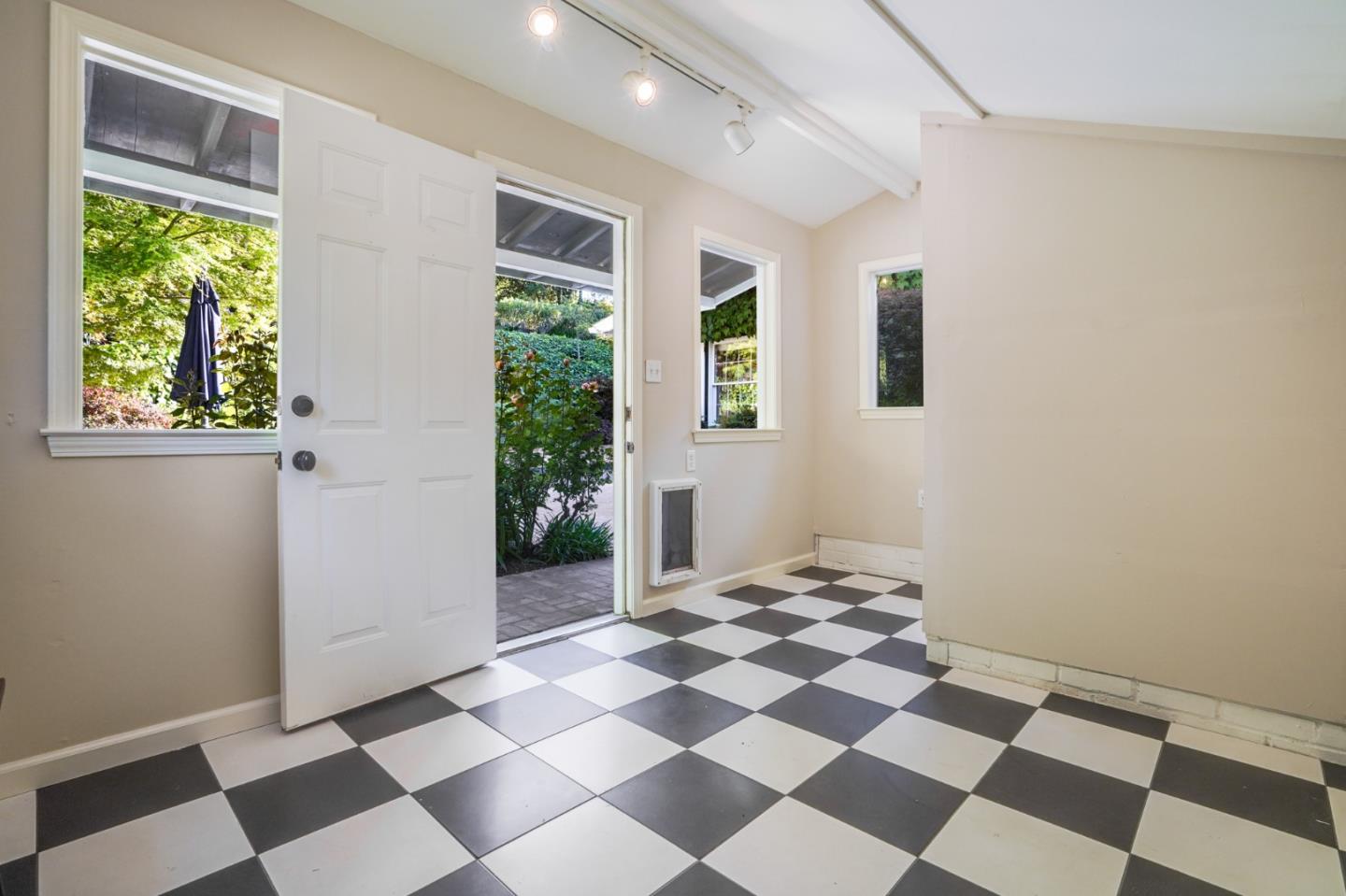445 Walsh Road Atherton, CA 94027 - Photo 29 of 37 a view of a black and white checkered floor