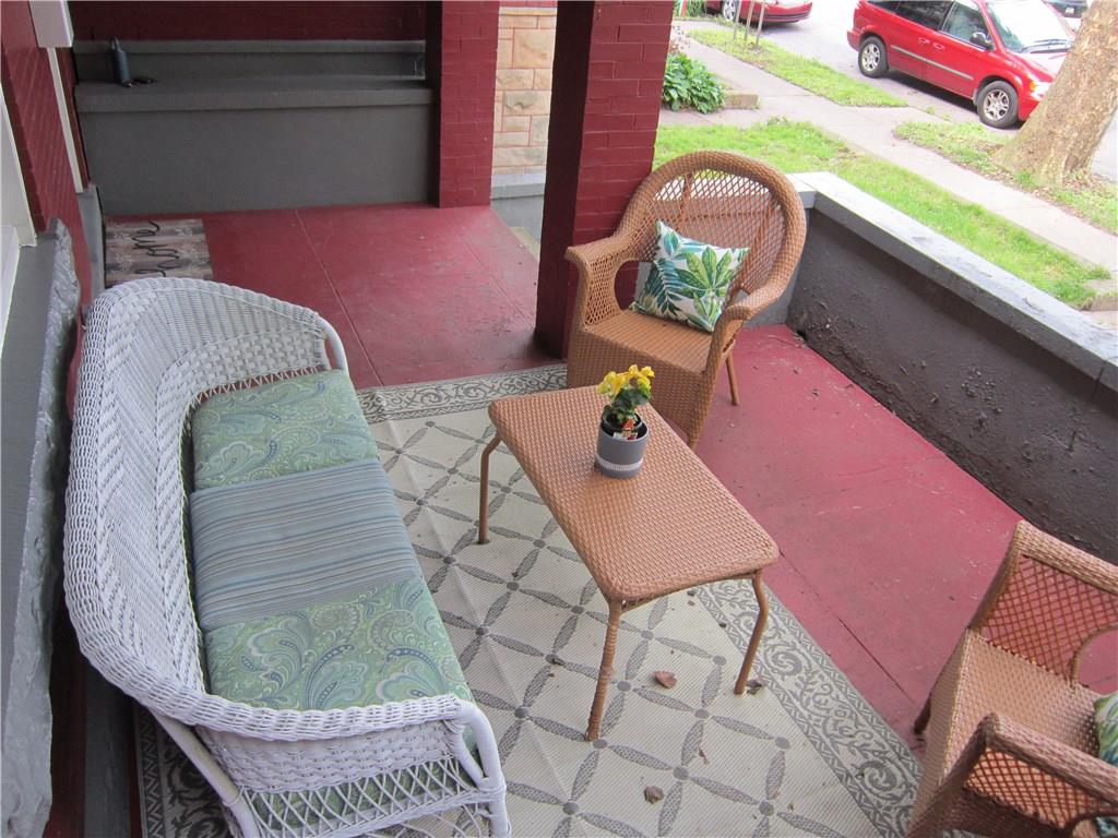 214 South Mathilda Street Friendship Park, PA 15224 - Photo 2 of 25 Roomy and relaxing front porch.