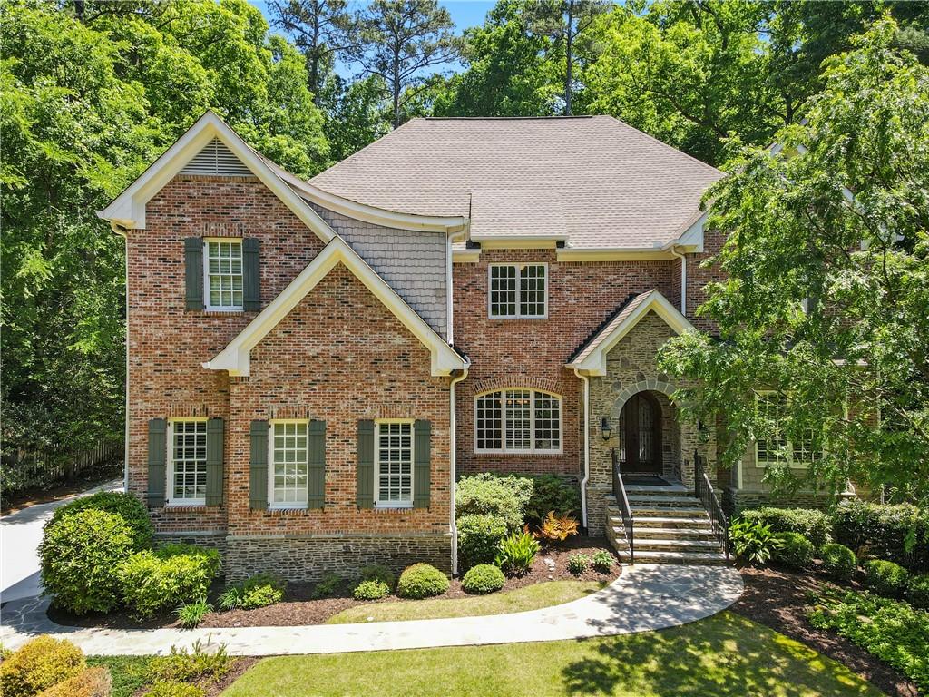 Vinings location for this custom built home