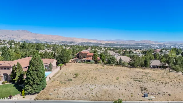 a view of a outdoor space with mountain view