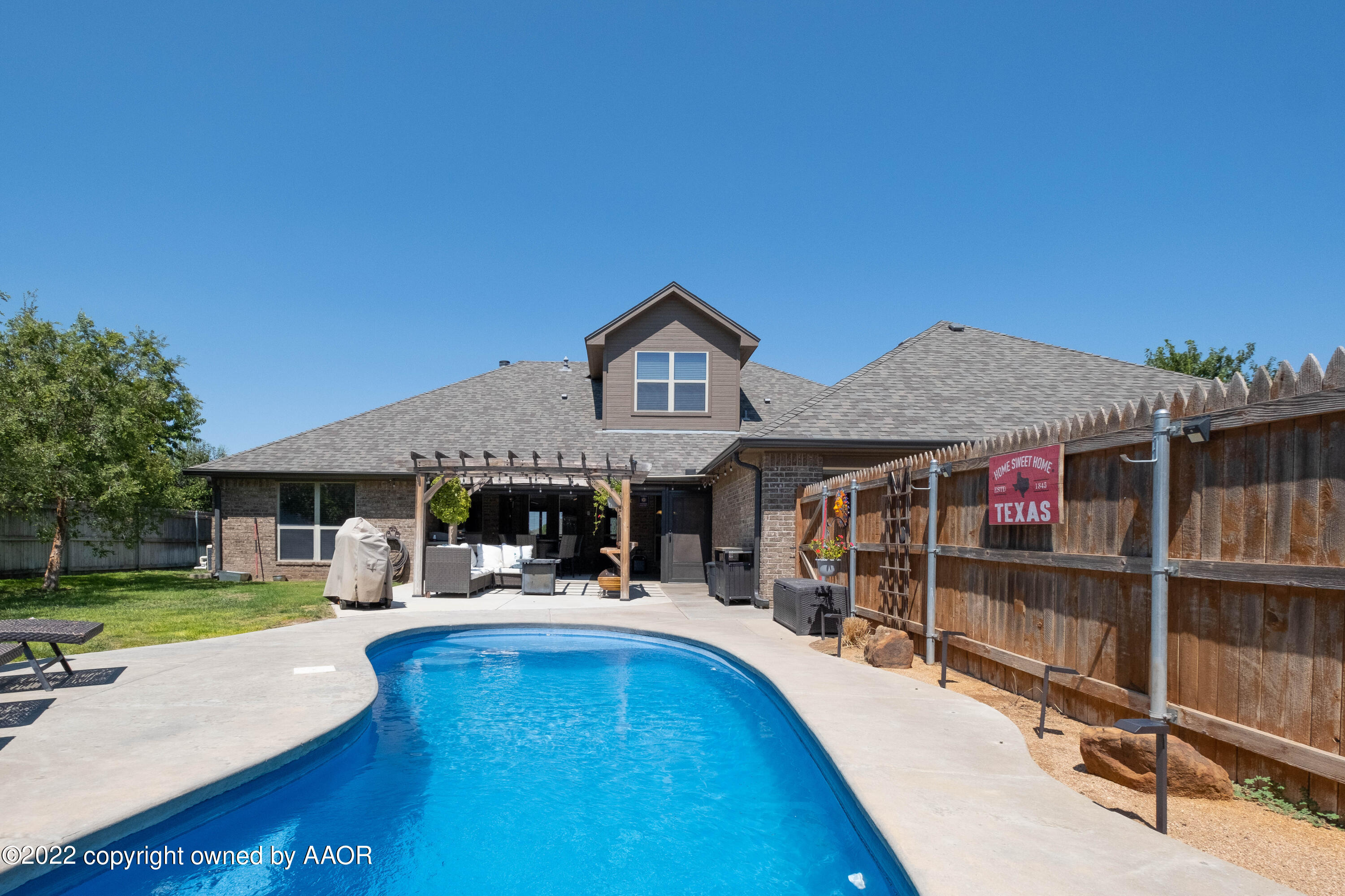 8417 Hamilton Drive Amarillo, TX 79119 - Photo 1 of 42 a front view of house with outdoor seating