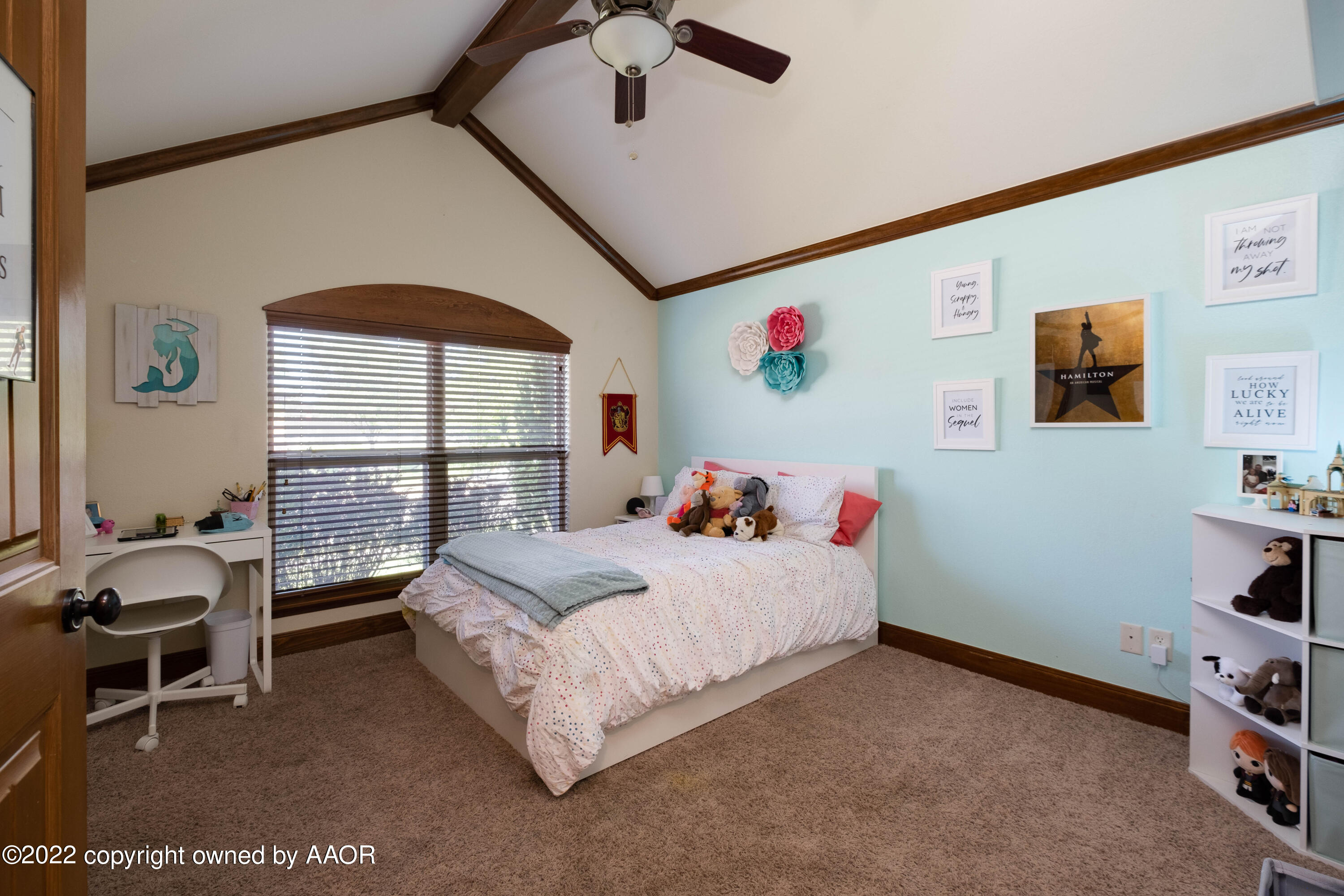 8417 Hamilton Drive Amarillo, TX 79119 - Photo 17 of 42 a bedroom with a bed and a window