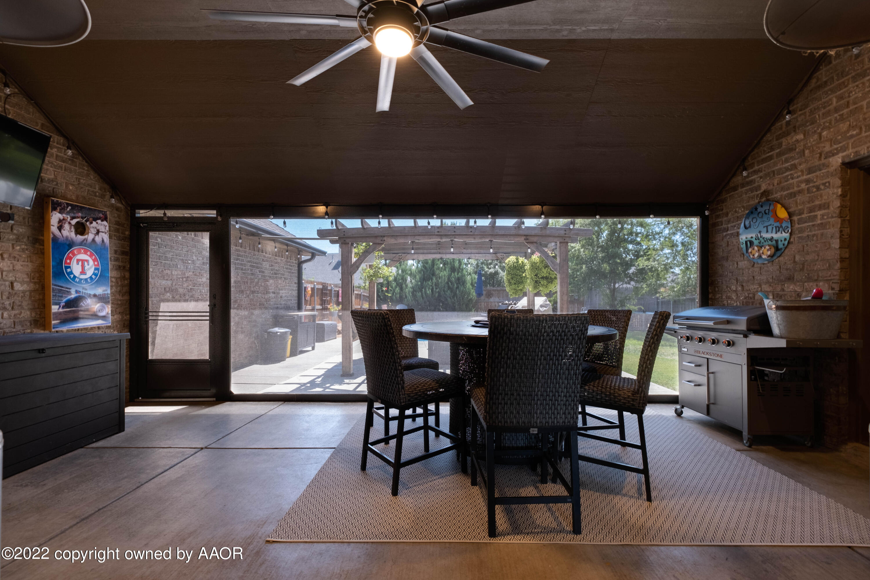 8417 Hamilton Drive Amarillo, TX 79119 - Photo 33 of 42 a view of a dining room with furniture window and outside view