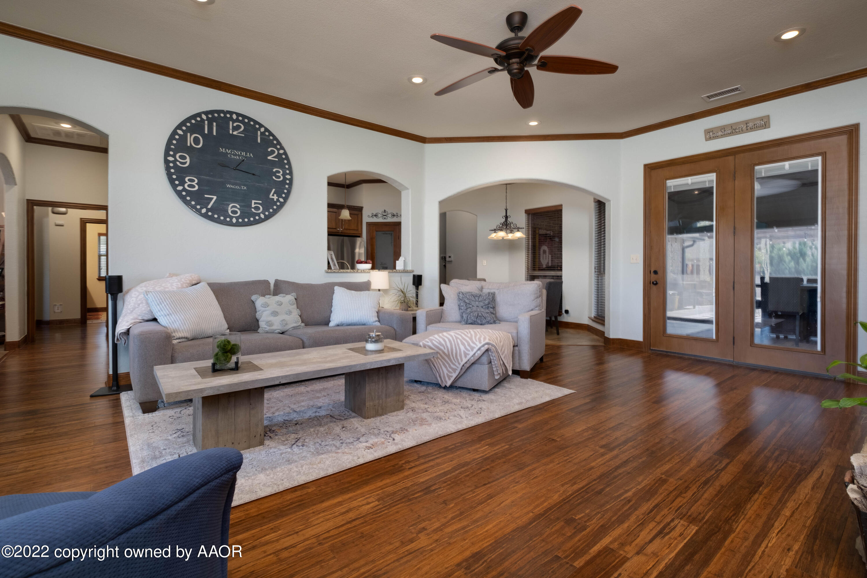 8417 Hamilton Drive Amarillo, TX 79119 - Photo 8 of 42 a living room with furniture and a large window