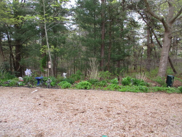 4 Shellback Way, Unit A Mashpee, MA 02649 - Photo 14 of 16 a backyard of a house with lots of green space