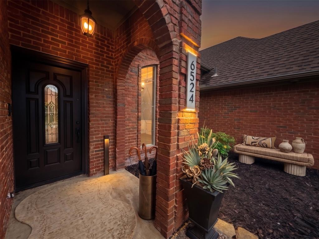 6524 Pheasant Run Road Plano, TX 75023 - Photo 2 of 40 FRONT ENTRY COURTYARD - VIRTUALLY ENHANCED