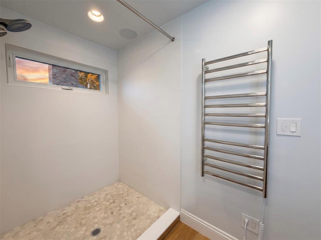 6524 Pheasant Run Road Plano, TX 75023 - Photo 35 of 40 TALL LIGHTED MIRROR & TALL CABINETS, DEEP SHOWER, TOWLET WARMER & SEPARATE CLOSET DOOR TOILET ROOM