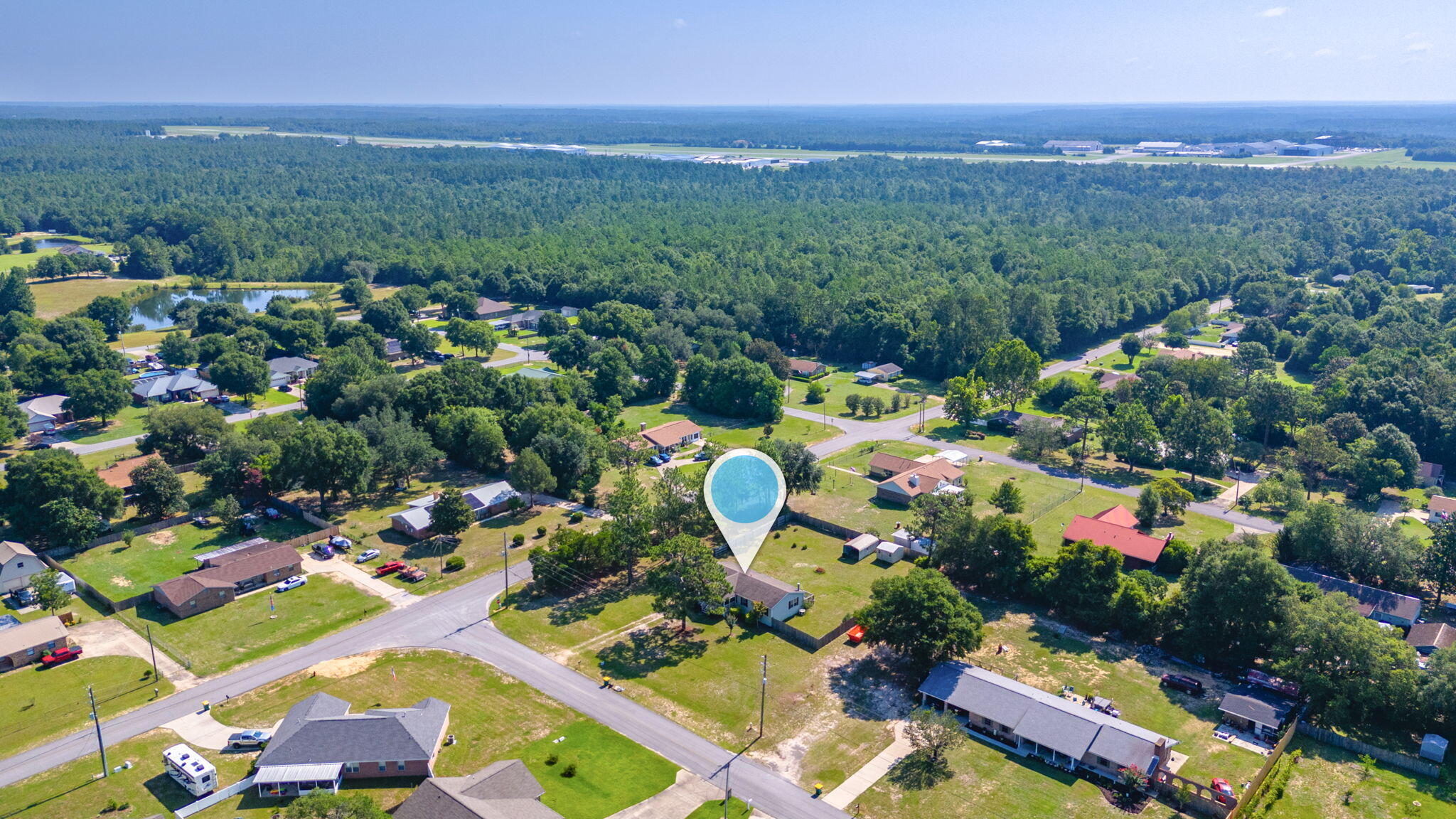 5393 Hillcrest Road Crestview, FL 32539 - Photo 2 of 39 48-web-or-mls-5393 Hillcrest Rd Aerial-2