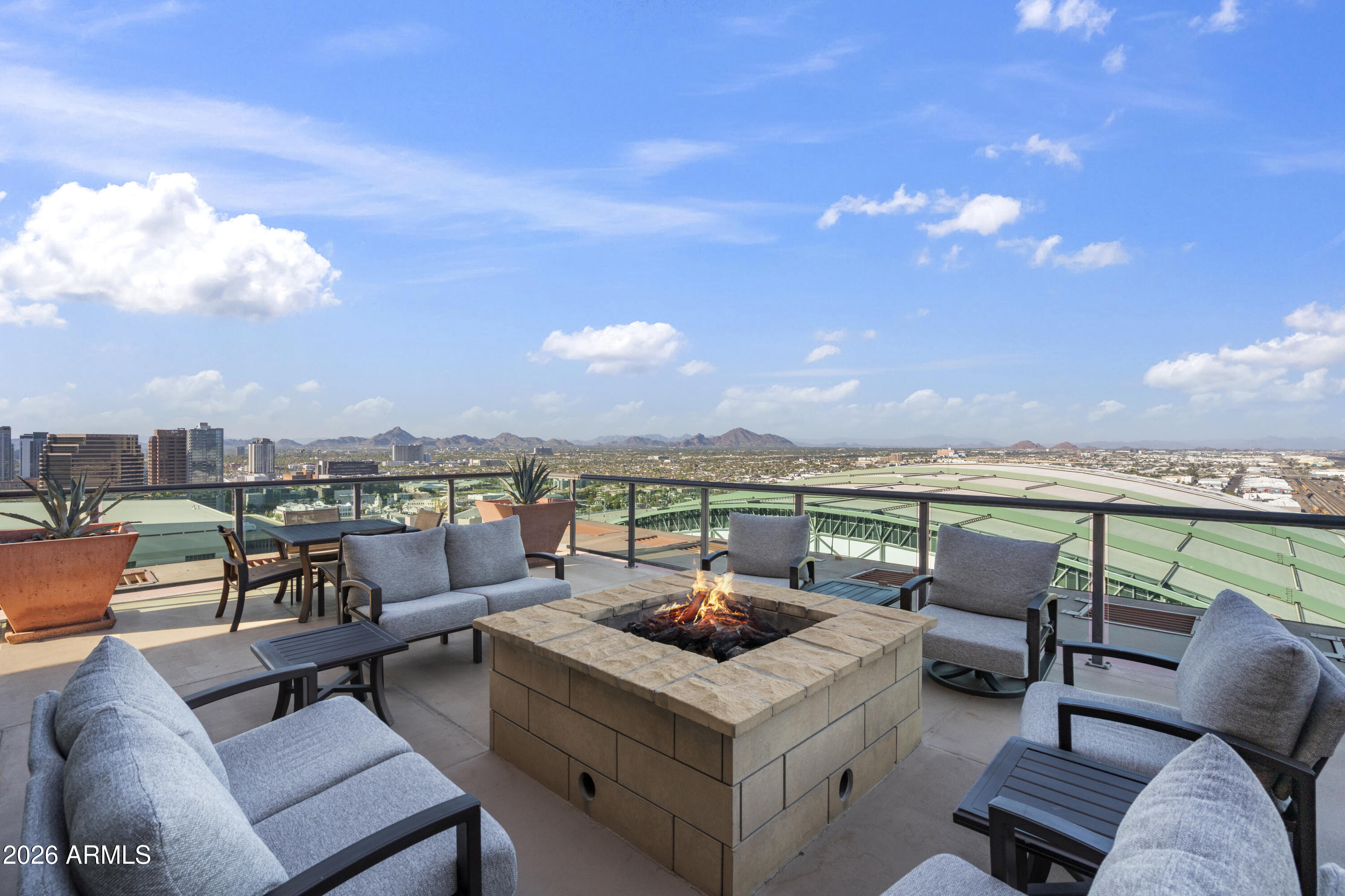 310 South 4th Street, Unit 601 Phoenix, AZ 85004 - Photo 20 of 29 a terrace view with seating space
