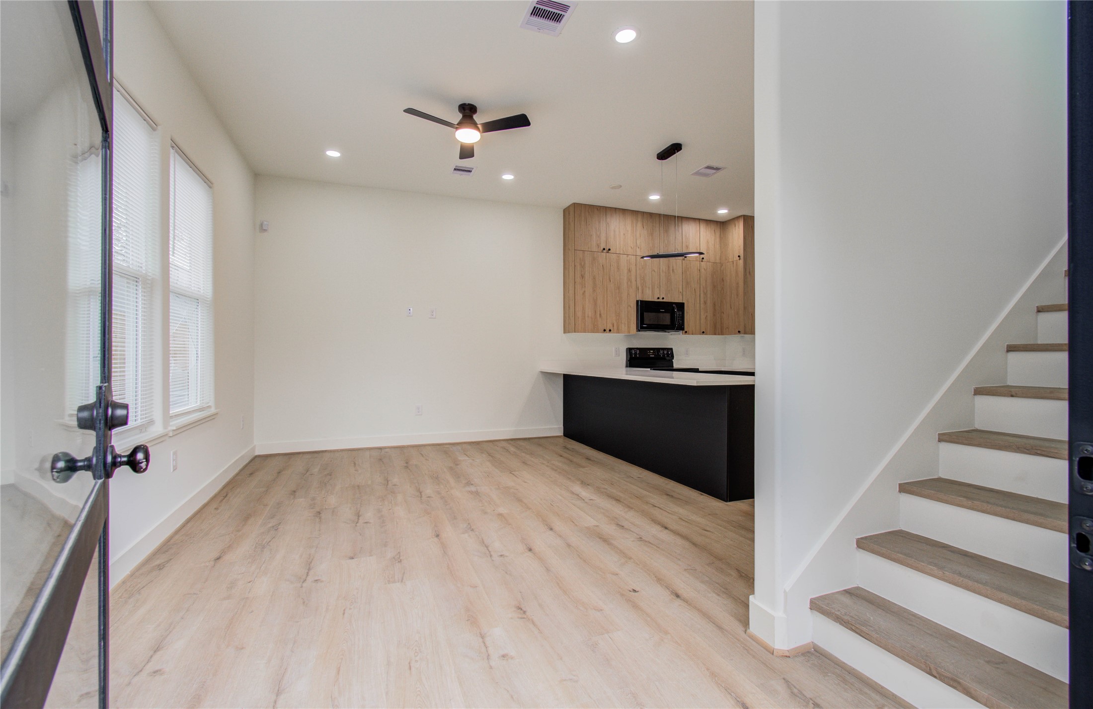 1815 McKee Street, Unit 1 Houston, TX 77009 - Photo 9 of 25 a view of a kitchen with a sink and cabinets