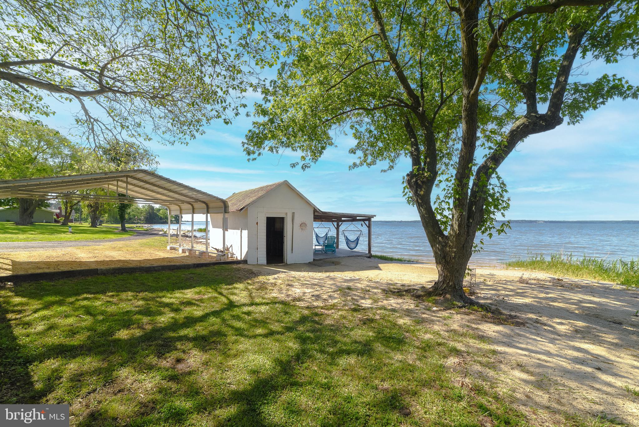 20379 Bowles Road Coltons Point, MD 20626 - Photo 37 of 66 Carport with boat house on the beach
