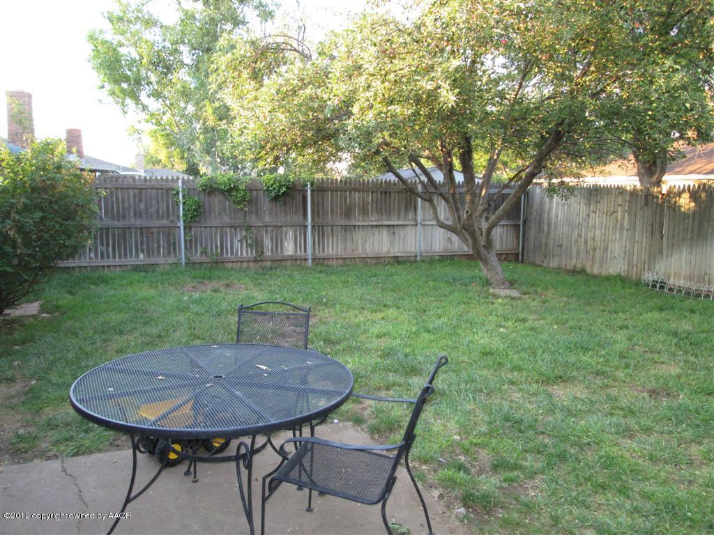 6113 Rutgers Street Amarillo, TX 79109 - Photo 19 of 19 Back Yard