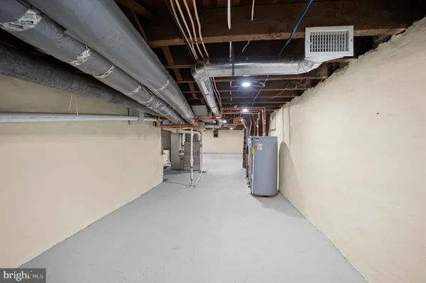 a view of storage and utility room