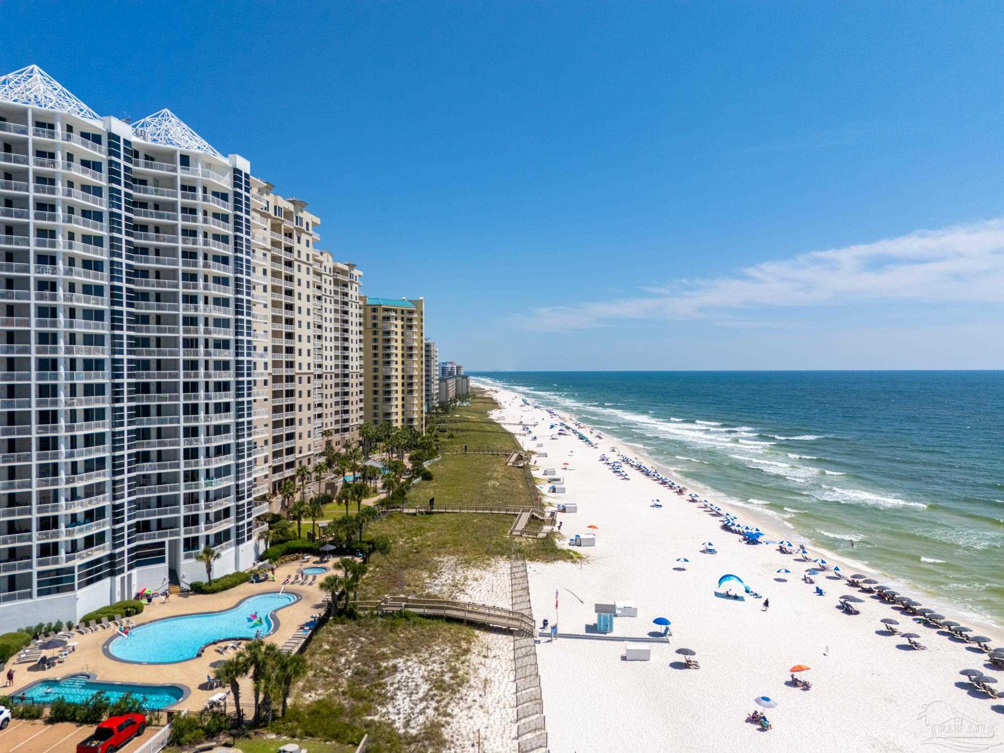 13661 Perdido Key Drive, Unit 1603 Perdido Key, FL 32507 - Photo 41 of 50 a view of ocean with a multi story building