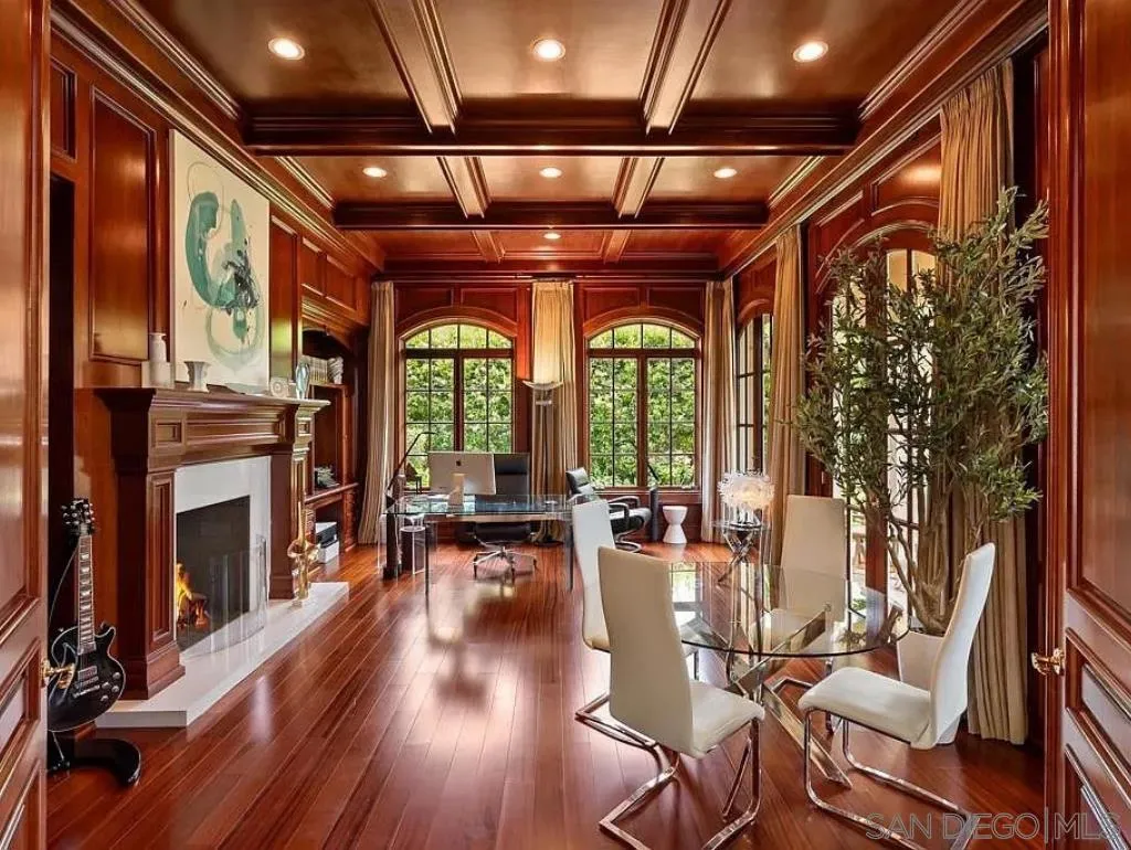 6369 Clubhouse Rancho Santa Fe, CA 92067 - Photo 15 of 25 a view of a livingroom with furniture window and wooden floor