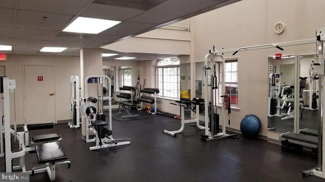 2151 Jamieson Avenue, Unit 411 Alexandria, VA 22314 - Photo 27 of 32 a view of a room with gym equipment