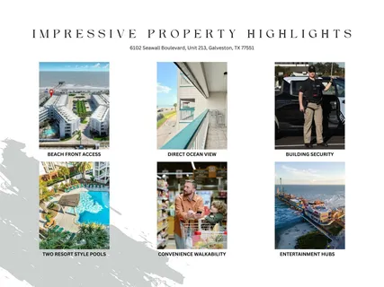 $134,900 | 6102 Seawall Boulevard, Unit 213, Galveston, TX 77551