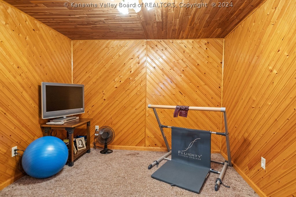 116 Goad Road Clendenin, WV 25045 - Photo 25 of 38 Lower level gym/office