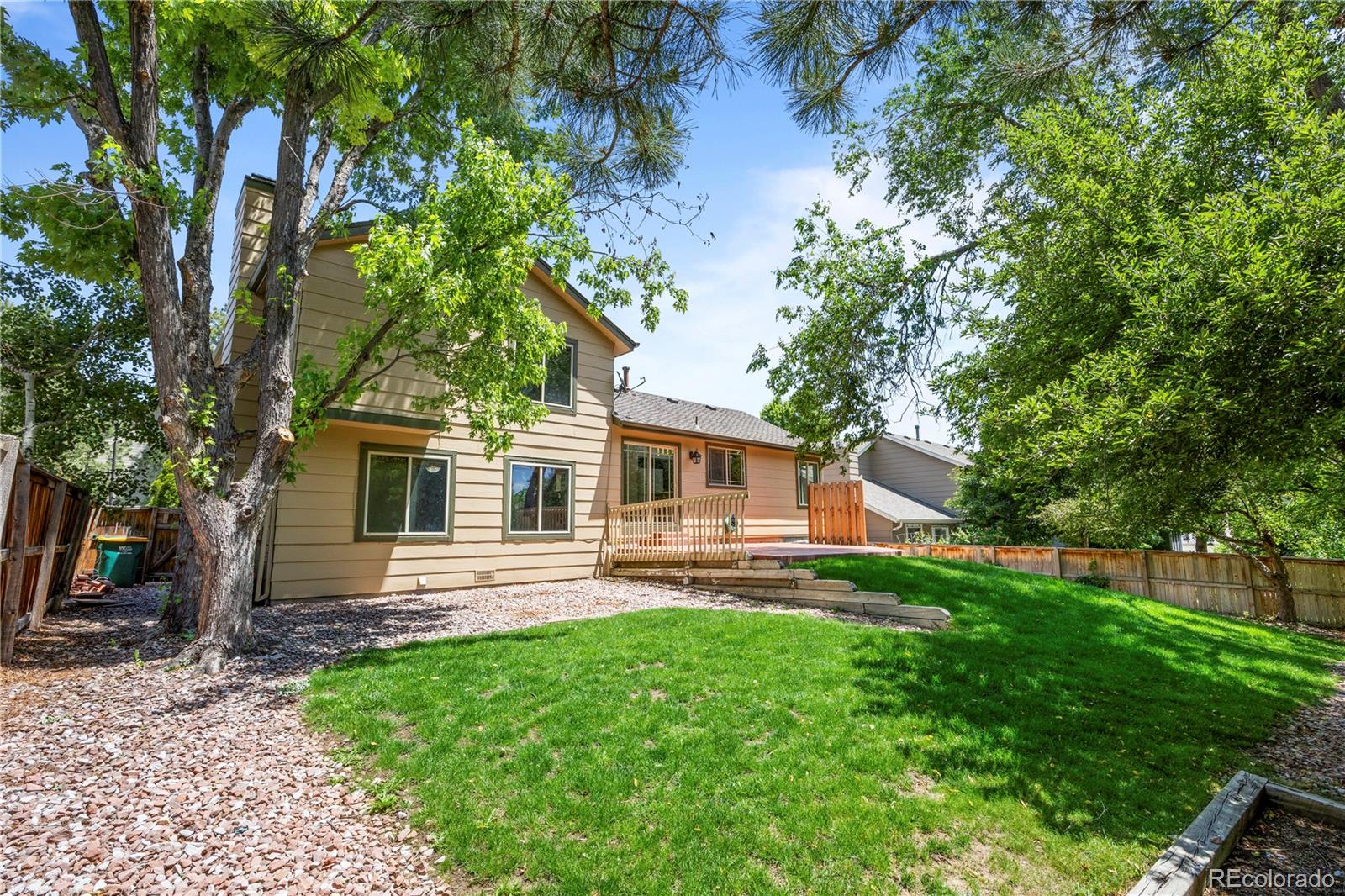 8725 Meadowlark Circle Highlands Ranch, CO 80126 - Photo 39 of 40 a front view of house with yard and green space