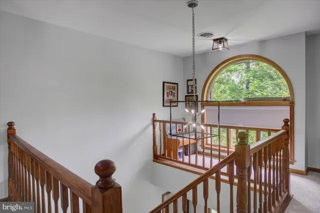 a view of an entryway with a front door