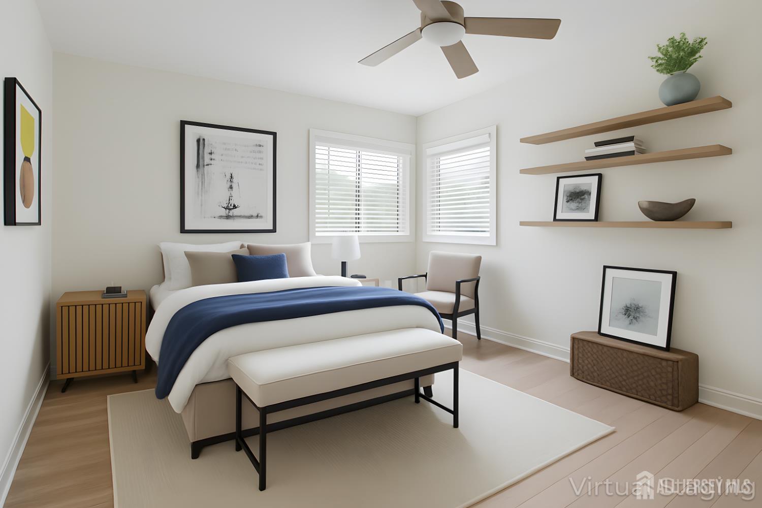 3 Duke Lane Hazlet, NJ 07730 - Photo 11 of 46 a bedroom with a bed and a chandelier