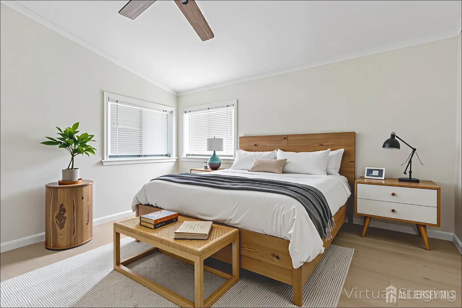 3 Duke Lane Hazlet, NJ 07730 - Photo 14 of 46 a bedroom with a bed and a potted plant