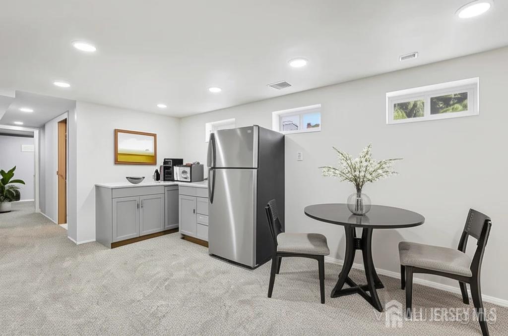 3 Duke Lane Hazlet, NJ 07730 - Photo 37 of 46 a kitchen with refrigerator and chairs