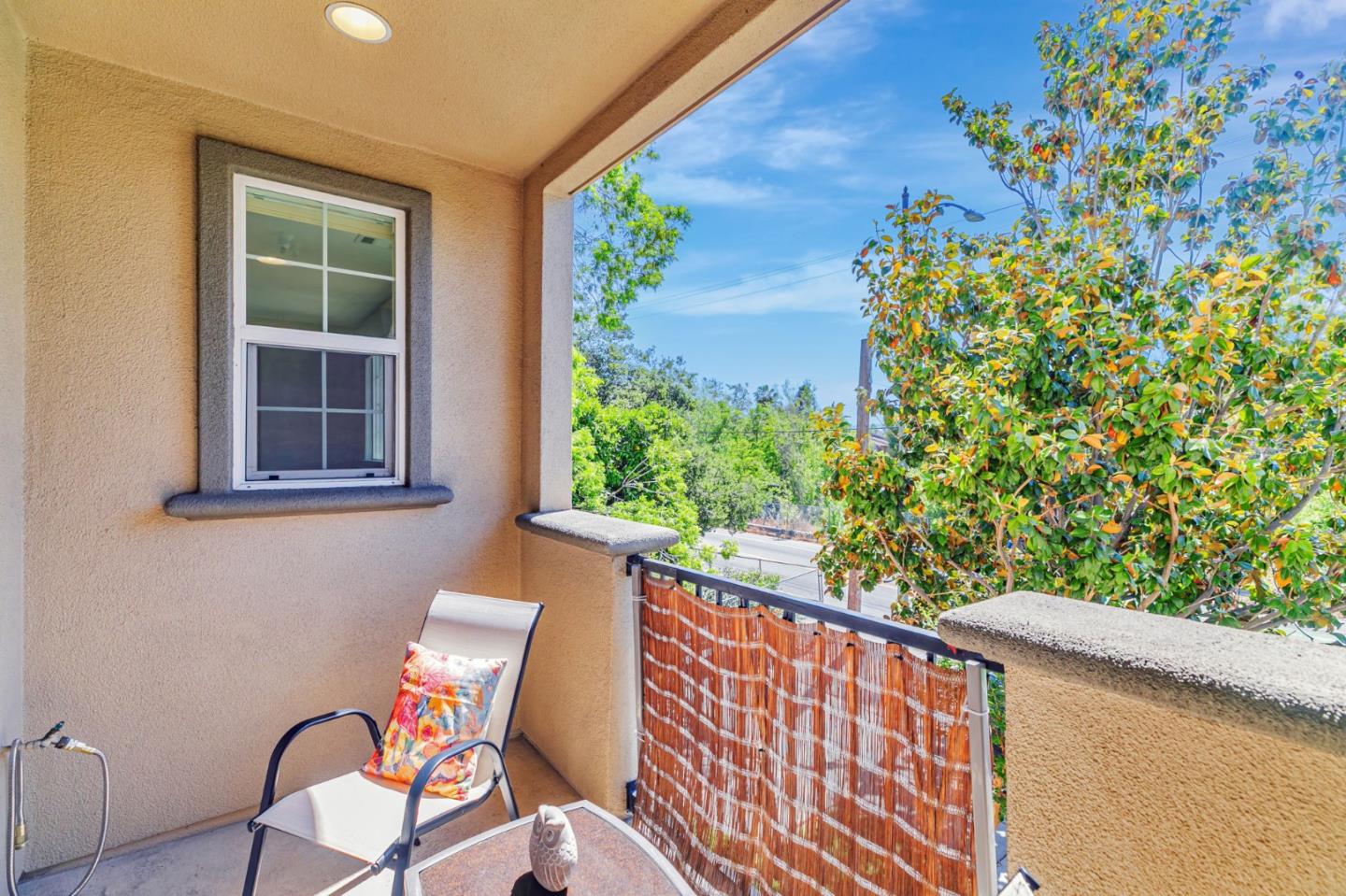 2070 Almaden Road San Jose, CA 95125 - Photo 40 of 49 a balcony with table and chairs and potted plants