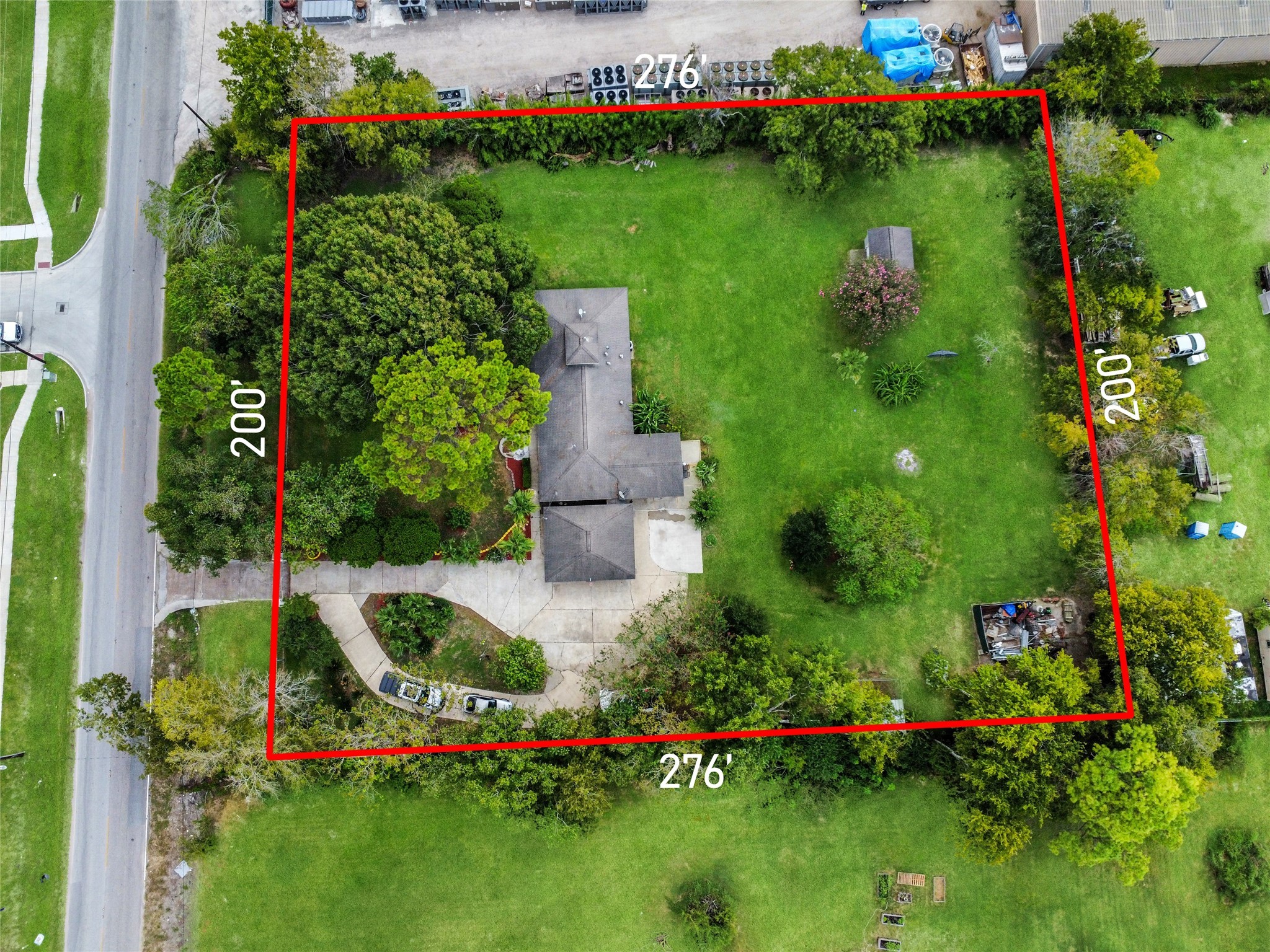 4920 Almeda Genoa Road Houston, TX 77048 - Photo 28 of 29 a view of a garden with plants and large trees