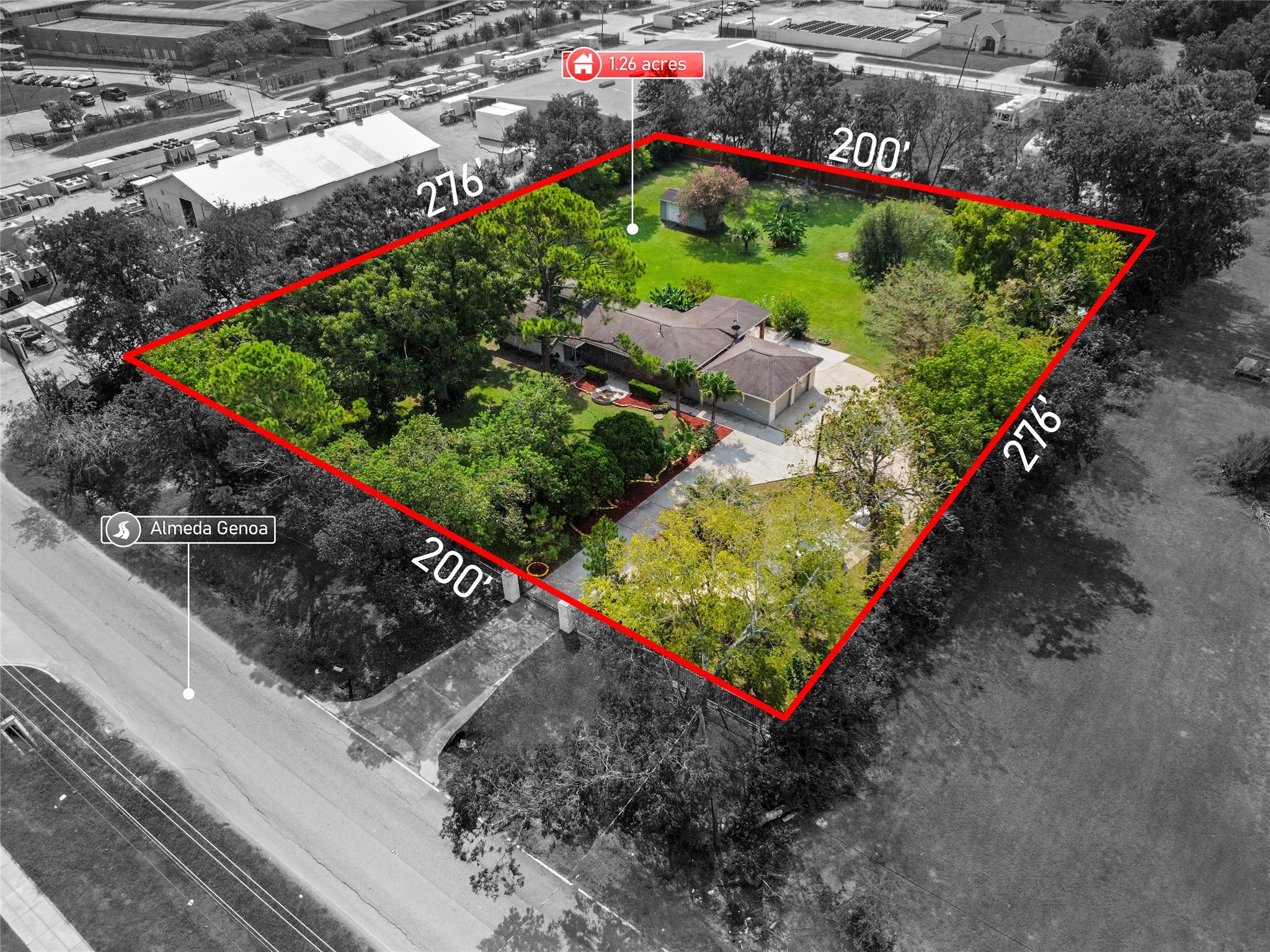 4920 Almeda Genoa Road Houston, TX 77048 - Photo 29 of 29 a view of a garden with flowers