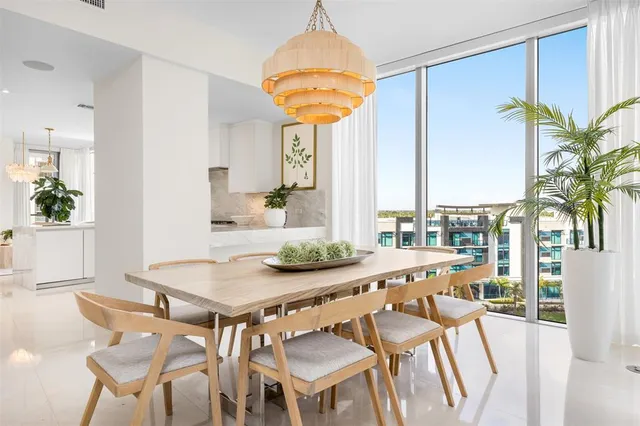 a view of balcony with furniture