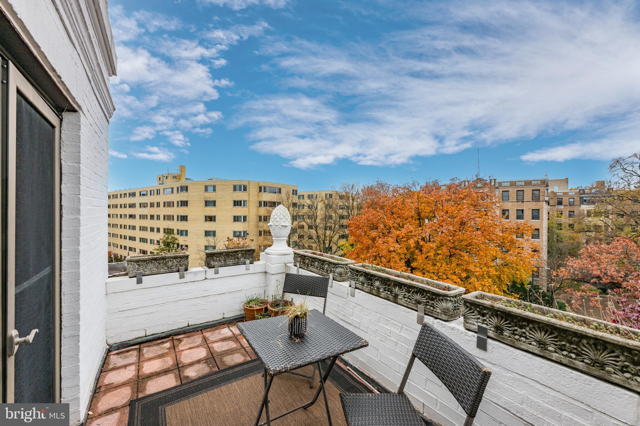 4701 Connecticut Avenue Northwest, Unit 501 Washington, DC 20008 - Photo 10 of 28 a view of balcony with furniture