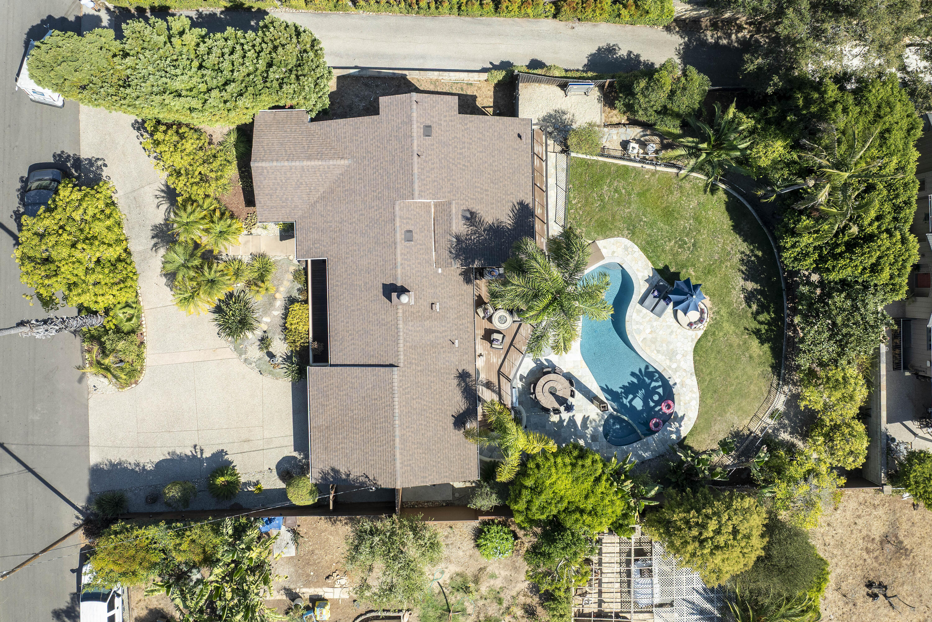 3831 Sunset Road Santa Barbara, CA 93110 - Photo 18 of 19 Birds Eye View