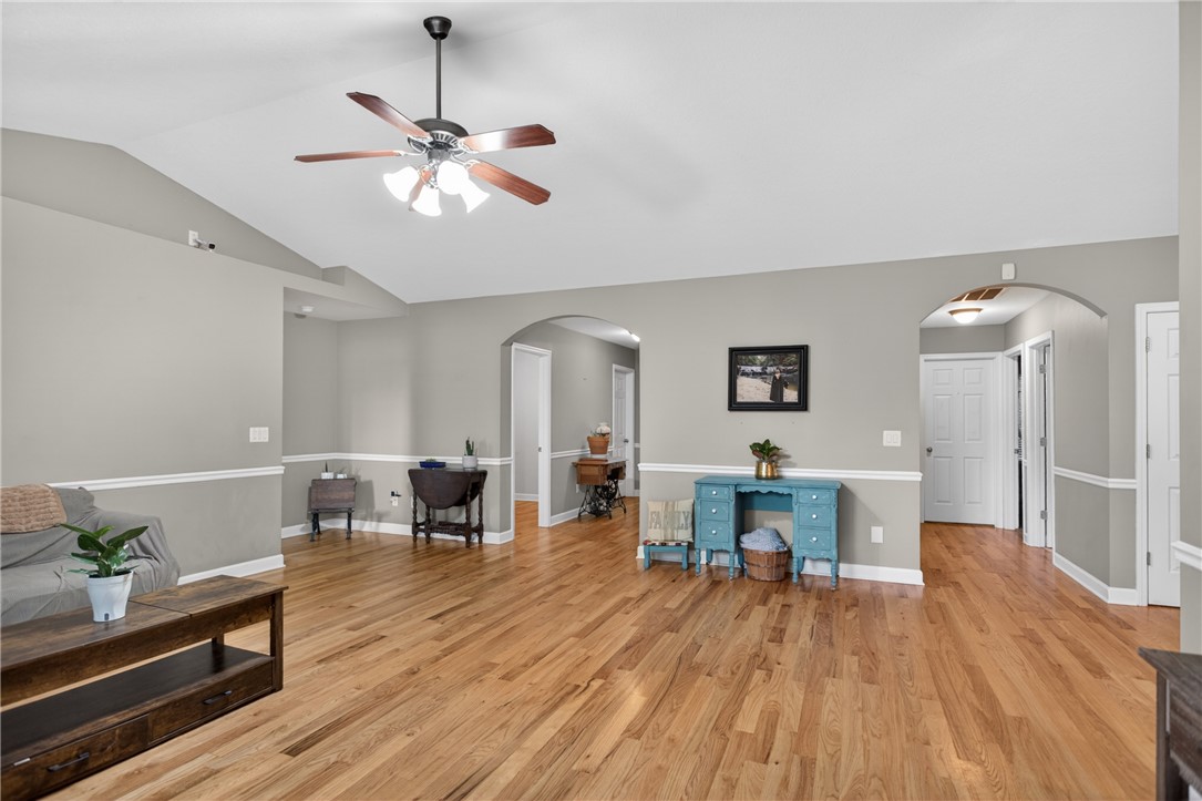 151 Towne Creek Trail Anderson, SC 29621 - Photo 4 of 49 Hardwood floors and vaulted ceilings create an inviting and airy living space.
