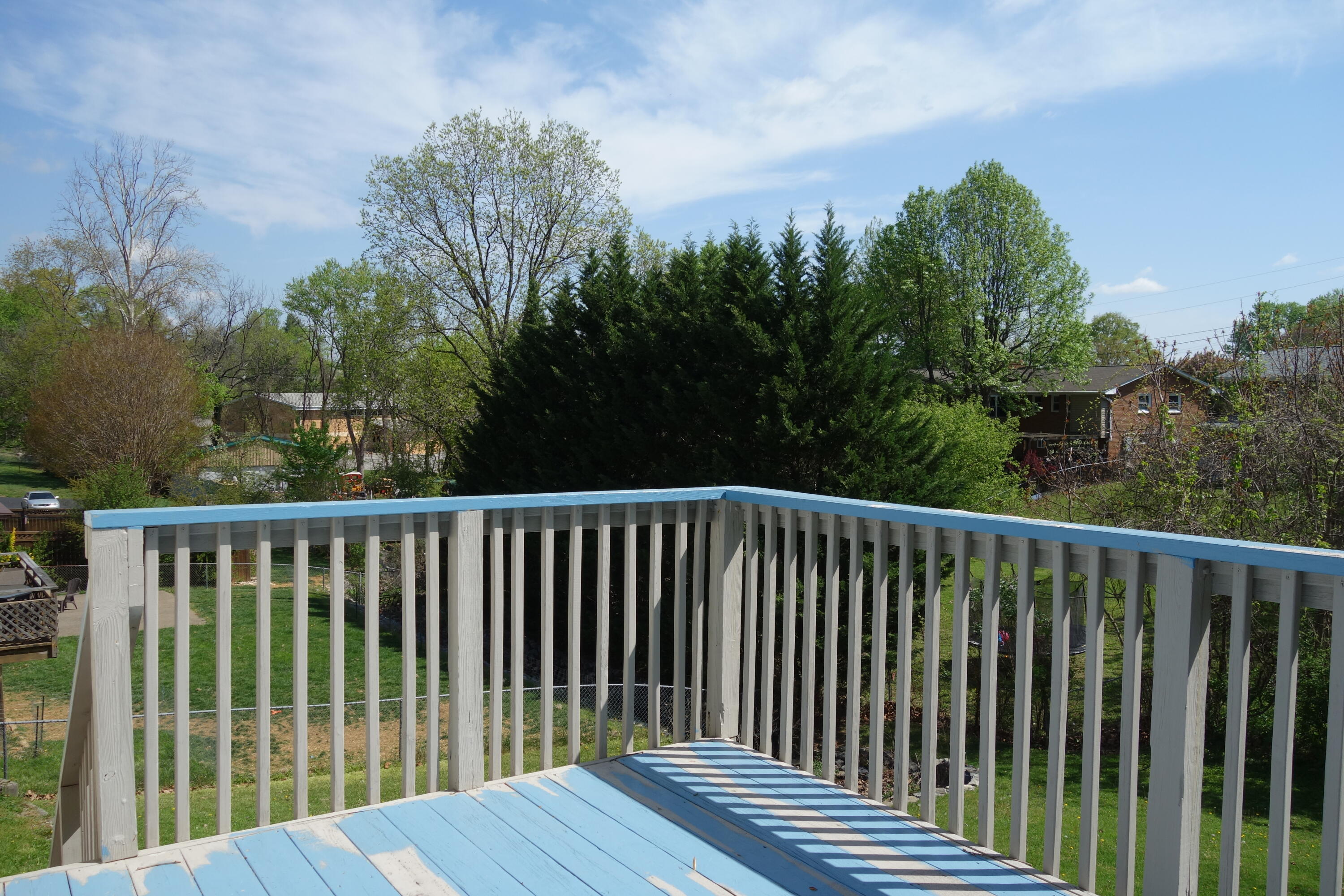 3356 Kenwick Trail Roanoke, VA 24018 - Photo 39 of 39 a balcony with wooden floor and fence