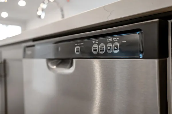 a close view of refrigerator