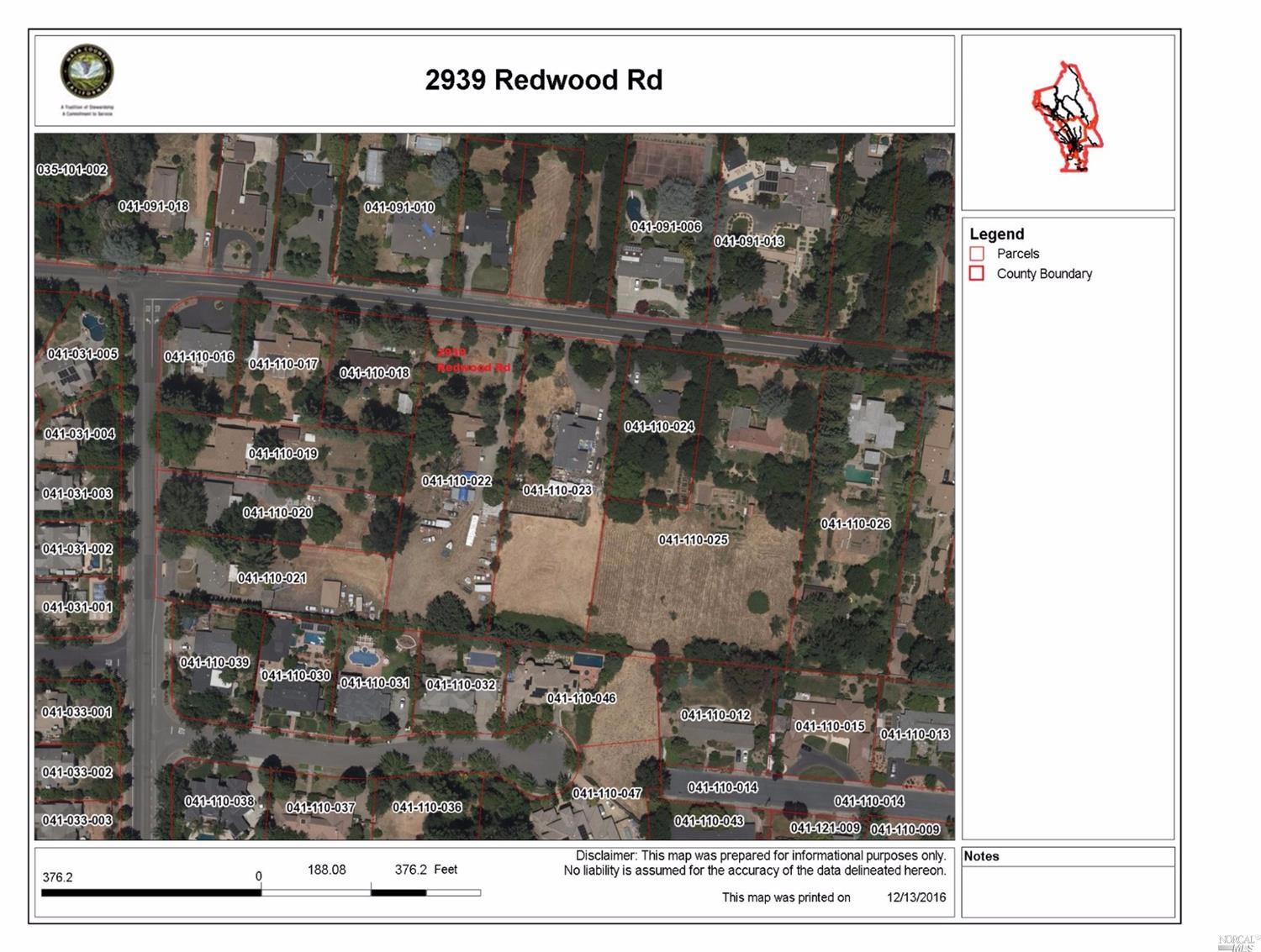 2939 Redwood Road Napa, CA 94558 - Photo 1 of 1 Gallery Image 1