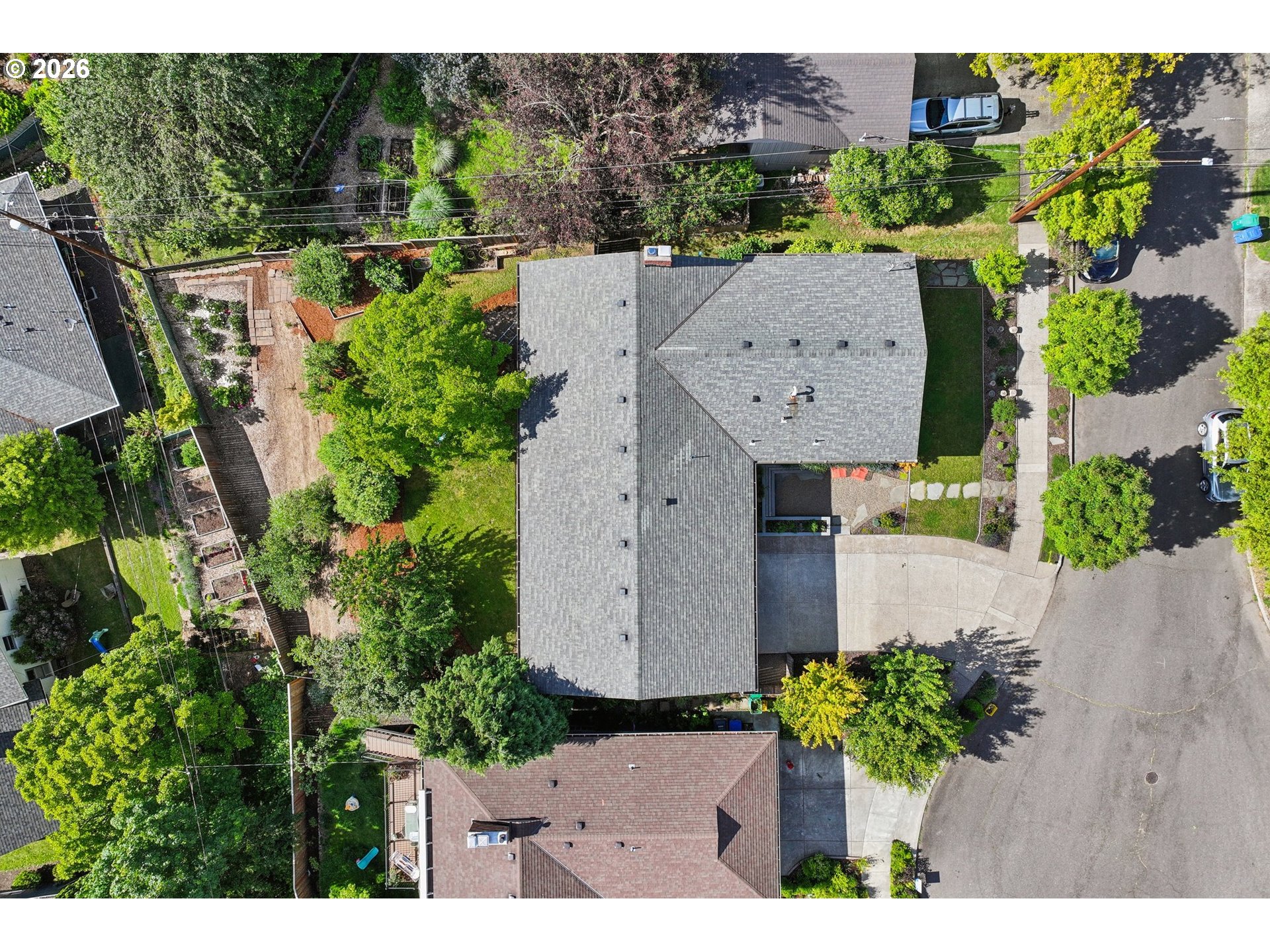 7225 Southwest 13th Avenue Portland, OR 97219 - Photo 46 of 48 an aerial view of a house
