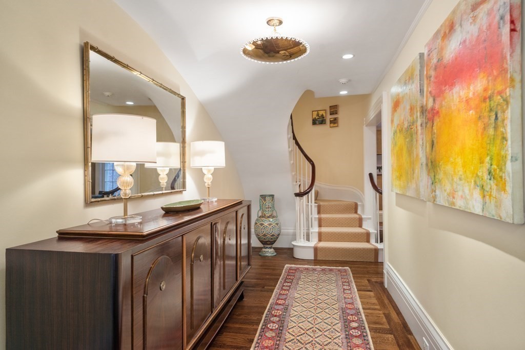 17 West Cedar Street Boston, MA 02108 - Photo 14 of 42 a view of entryway and hall with wooden floor