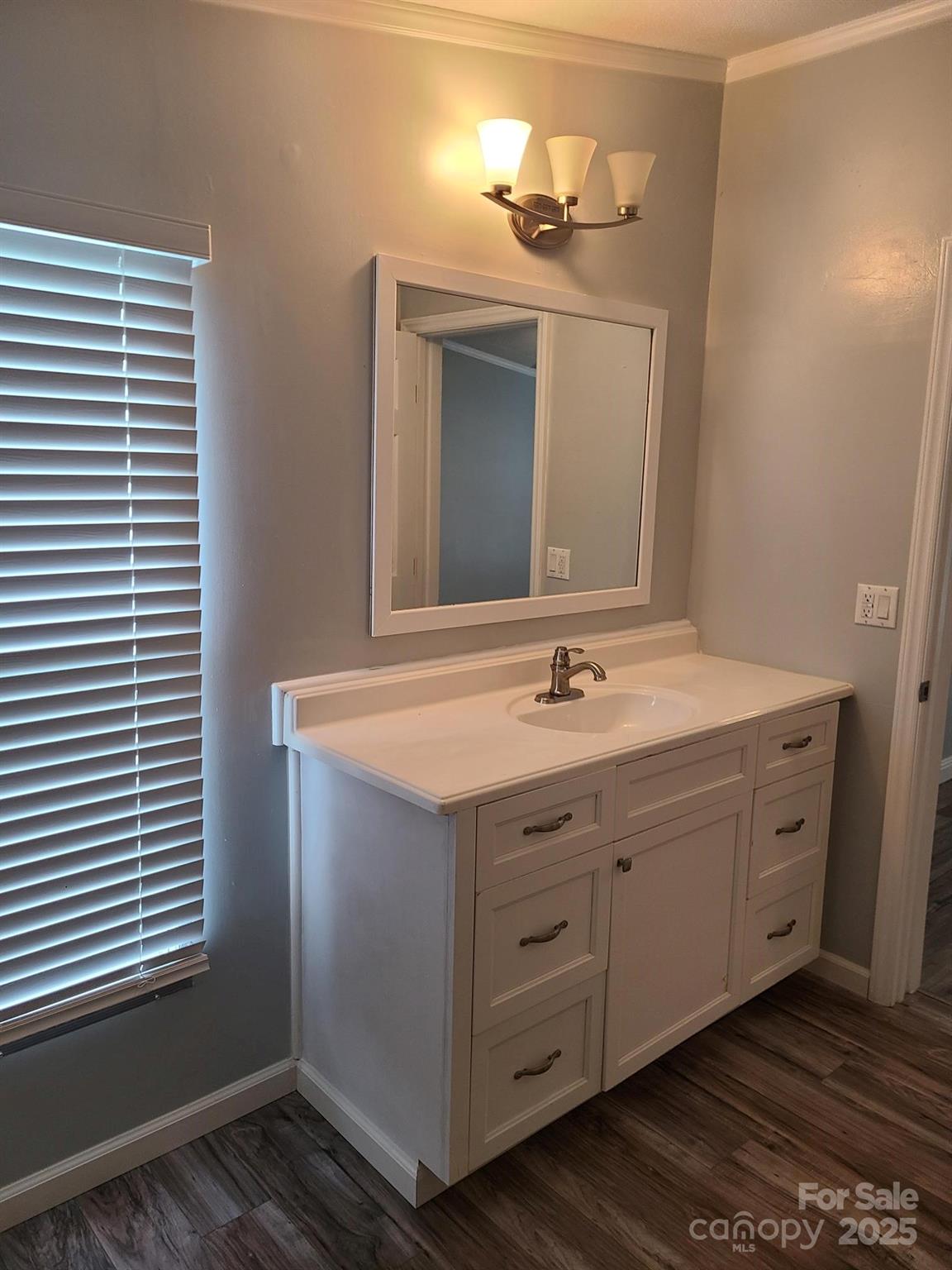 1098 Remington Drive Conover, NC 28613 - Photo 8 of 12 a bathroom with a double vanity sink and a mirror