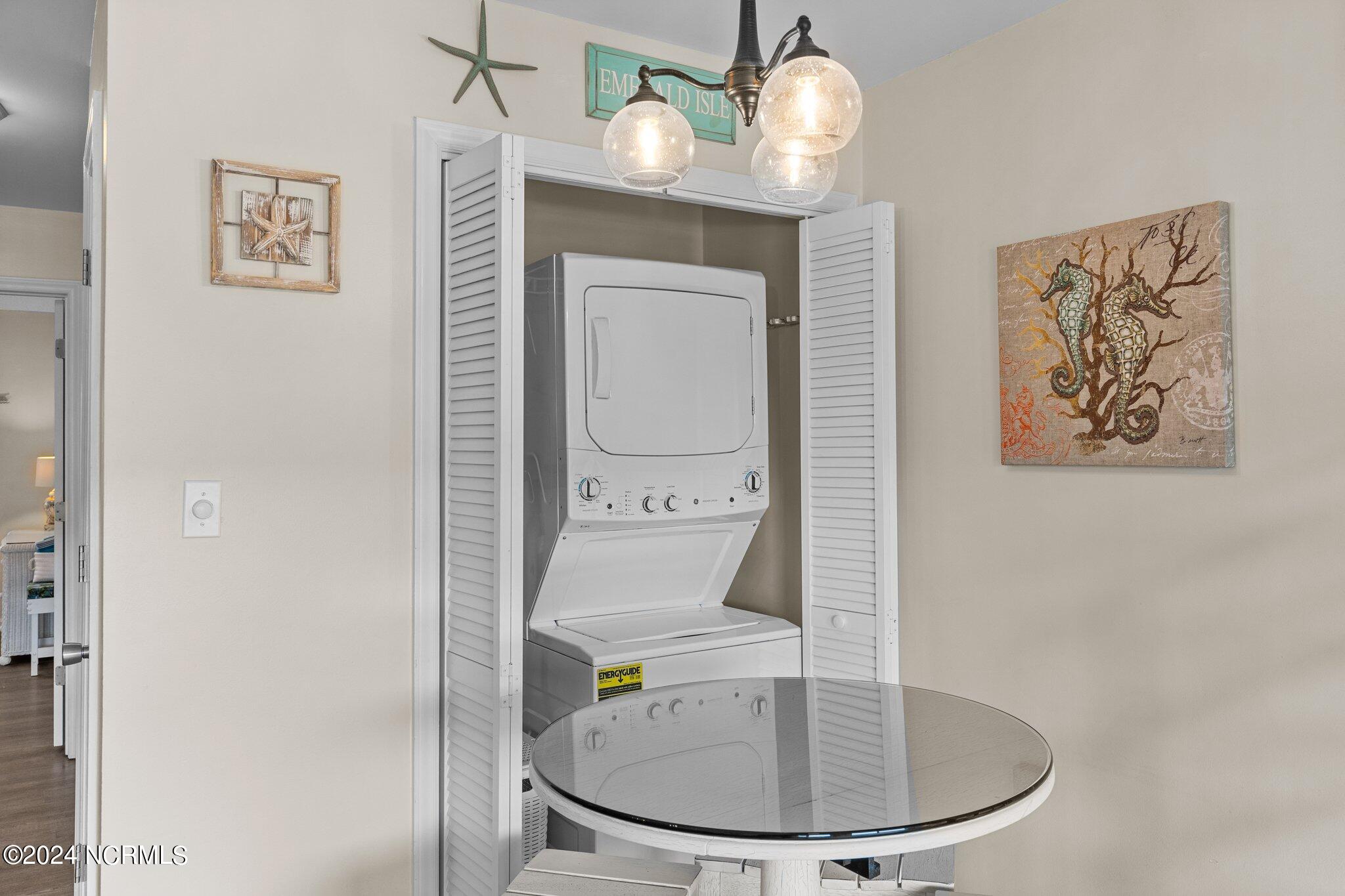 9201 Coast Guard Road, Unit G204 Emerald Isle, NC 28594 - Photo 12 of 40 laundry closet