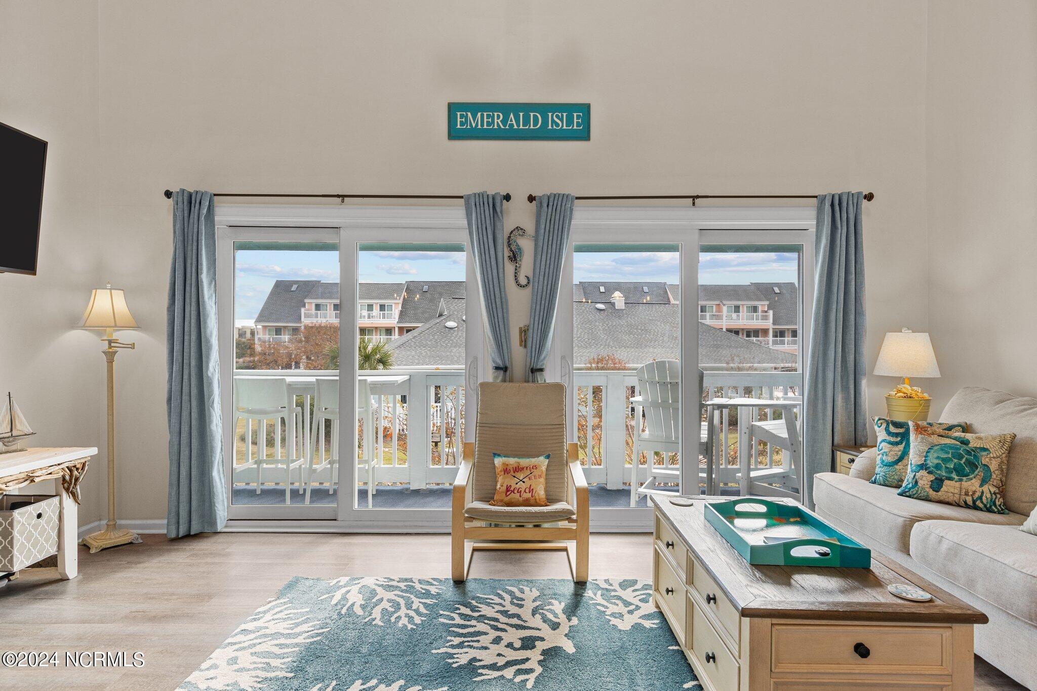 9201 Coast Guard Road, Unit G204 Emerald Isle, NC 28594 - Photo 15 of 40 living room