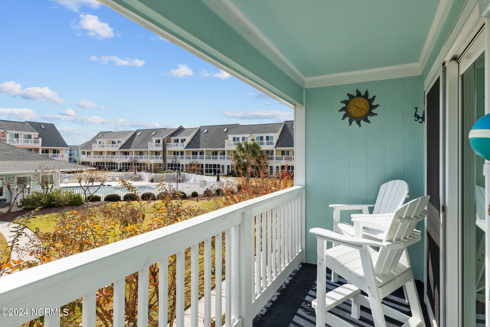 9201 Coast Guard Road, Unit G204 Emerald Isle, NC 28594 - Photo 23 of 40 balcony