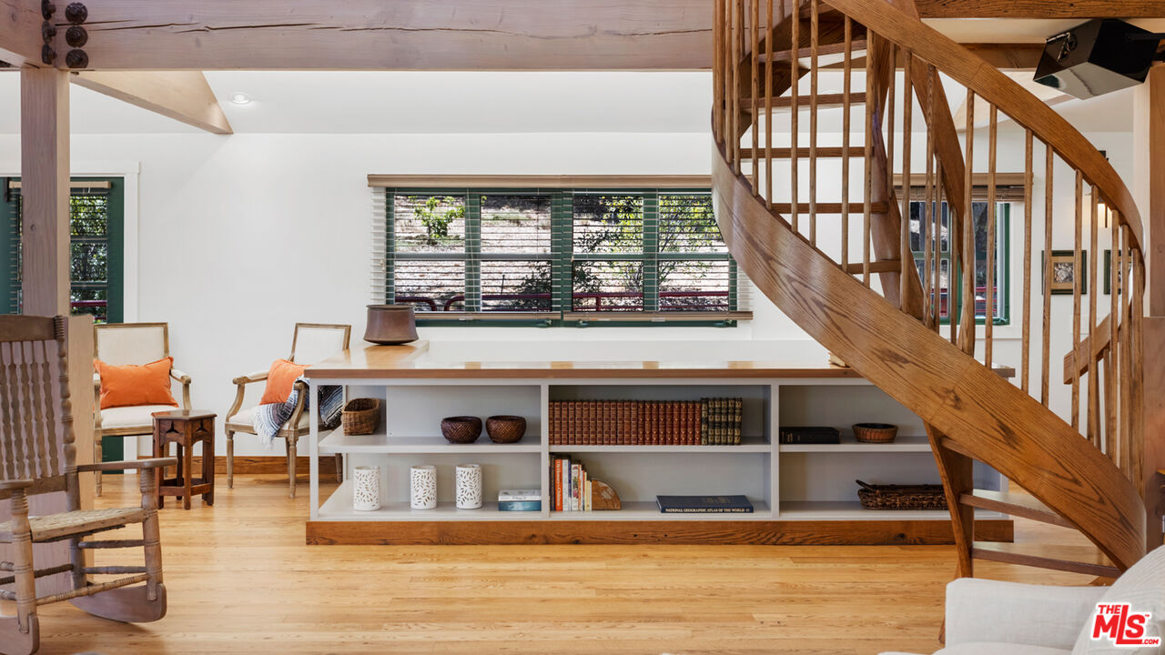 635-637 Greenleaf Canyon Road Topanga, CA 90290 - Photo 14 of 52 a view of living room with furniture and staircase