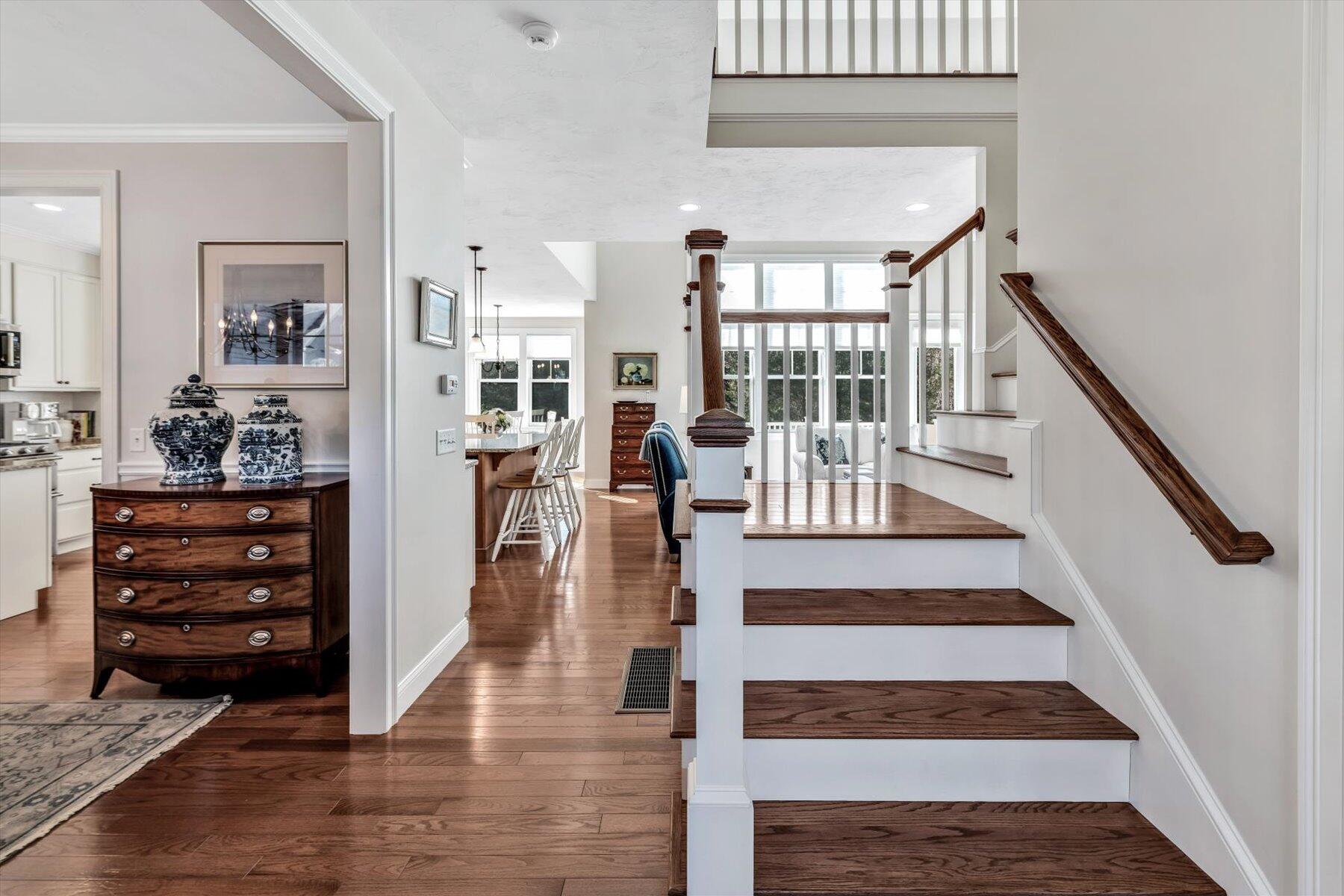 66 Eagle Drive Mashpee, MA 02649 - Photo 17 of 36 a view of entryway and hall with wooden floor