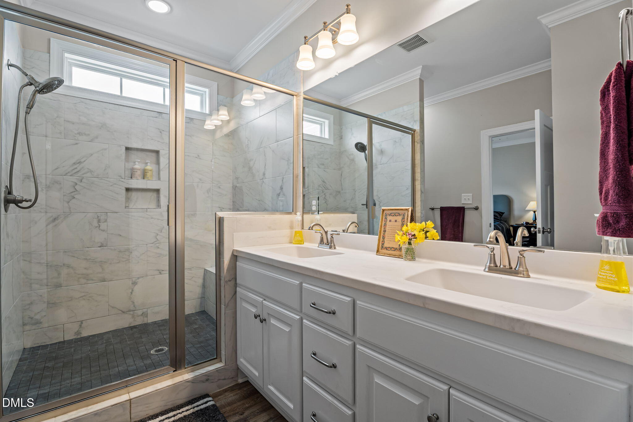 8772 Surrey Top Road Bailey, NC 27807 - Photo 19 of 42 a bathroom with a sink and a mirror