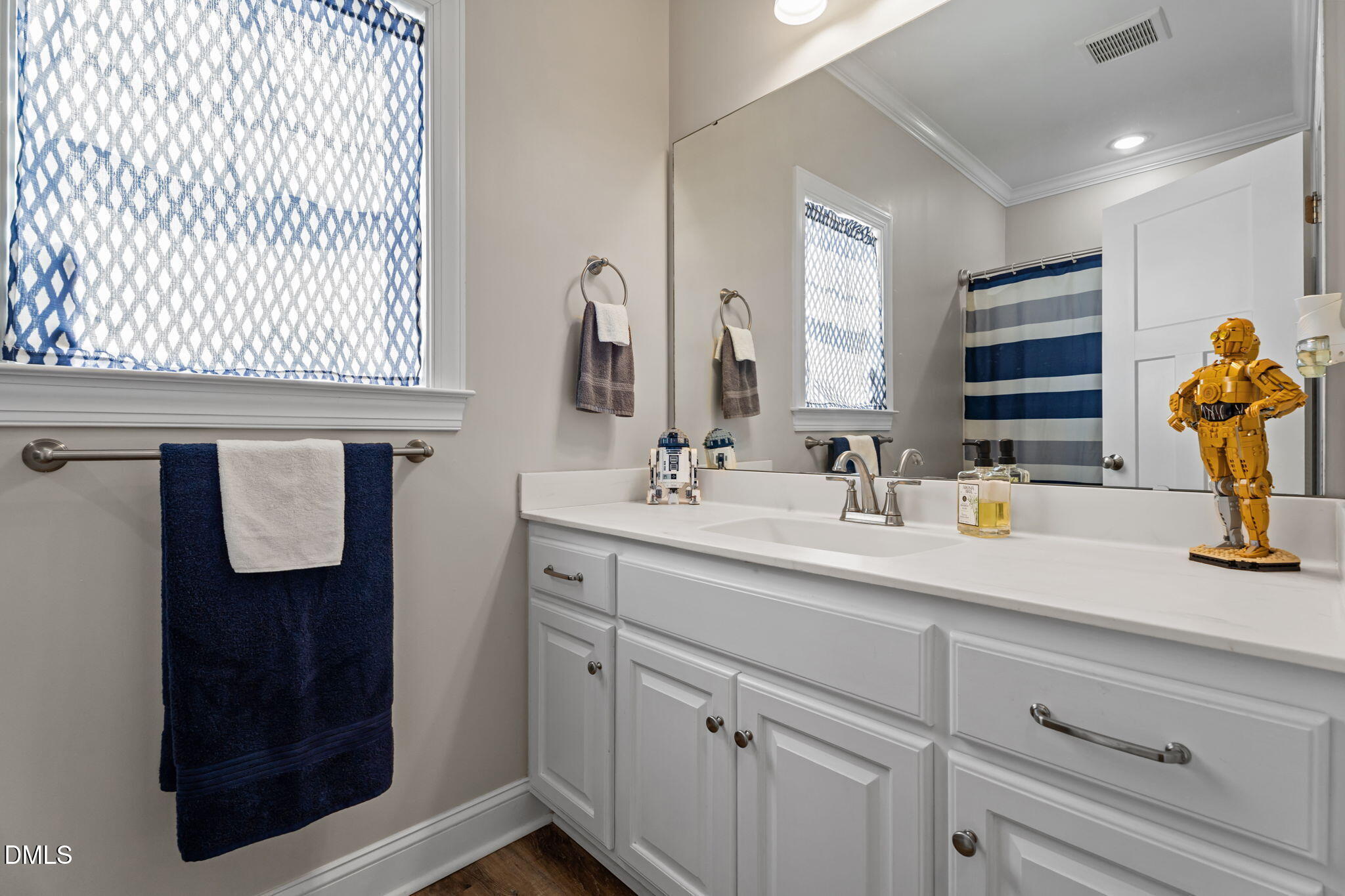 8772 Surrey Top Road Bailey, NC 27807 - Photo 27 of 42 a bathroom with a sink and a mirror